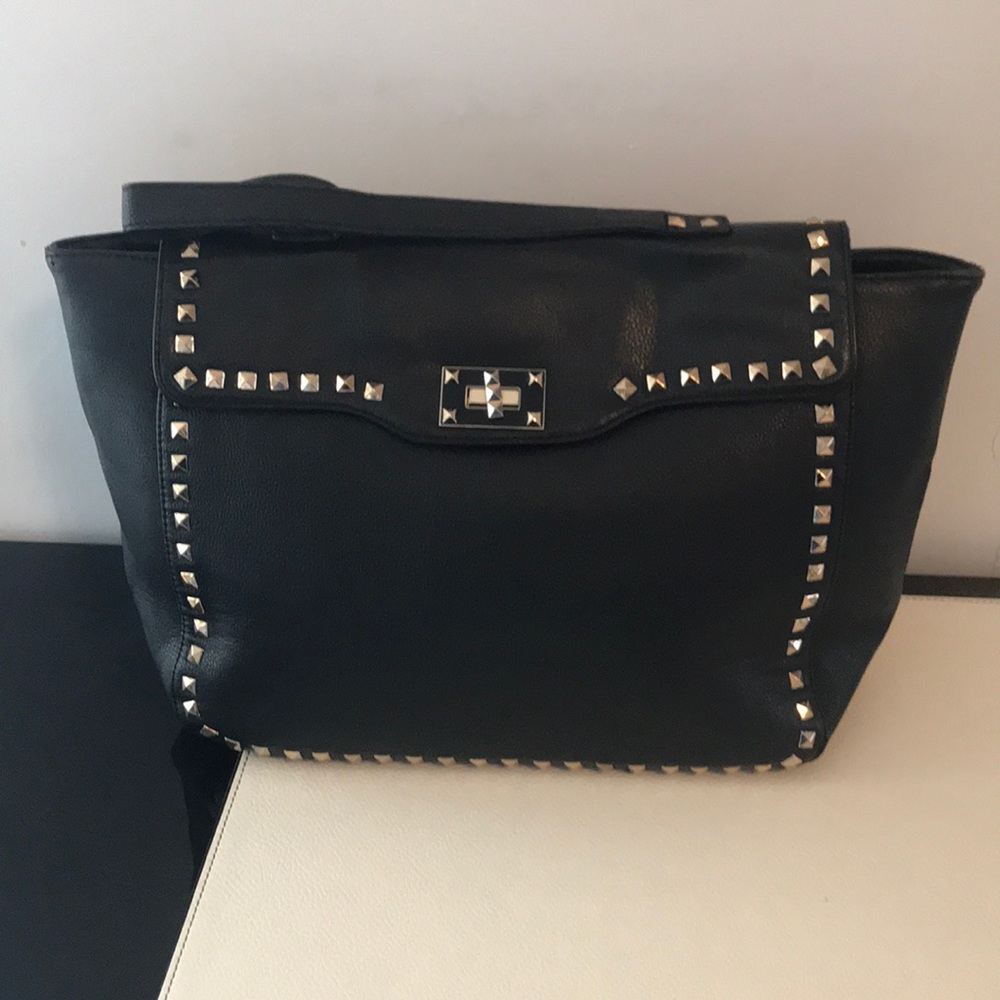 Forever 21 Stud Top Handle Tote